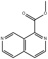 2,7-Naphthyridine-1-carboxylic acid, methyl ester Struktur