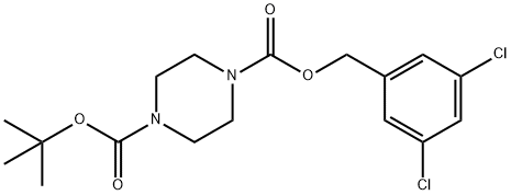 1,4-Piperazinedicarboxylic acid, 1-[(3,5-dichlorophenyl)methyl] 4-(1,1-dimethylethyl) ester