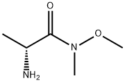 Propanamide, 2-amino-N-methoxy-N-methyl-, (R)- (9CI) Struktur