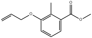 Benzoic acid, 2-methyl-3-(2-propen-1-yloxy)-, methyl ester Structure