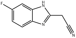 1H-Benzimidazole-2-acetonitrile,5-fluoro-(9CI) Structure