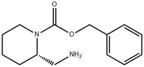 (S)-2-(氨基甲基)哌啶-1-羧酸苄酯, 1154871-02-9, 结构式