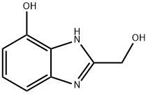 2-(羟甲基)-4-羟基苯并咪唑,116345-47-2,结构式
