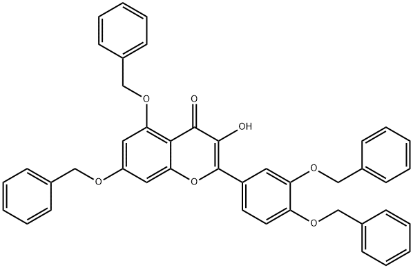 3'',4'',5,7-Tetra-O-benzylquercetin Structure