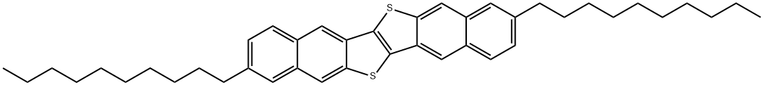 2,9-DIDECYLDINAPHTHO[2,3-B:2′,3′-F ]THIENO[3,2-B]THIOPHENE, 1169932-40-4, 结构式