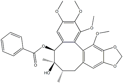 鹤庆五味子素 C, 1181216-83-0, 结构式