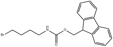 (9H-芴-9-基)甲基(4-溴丁基)氨基甲酸酯, 1196157-63-7, 结构式