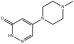 5-(4-甲基哌嗪-1-基)哒嗪-3(2H)-酮, 1201176-32-0, 结构式