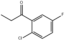 1-Propanone, 1-(2-chloro-5-fluorophenyl)- Struktur