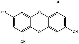 Dibenzo[b,e][1,4]dioxin-1,3,6,8-tetrol Struktur