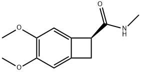 (S)-3,4-二甲氧基双环[4.2.0]八-1,3,5-三烯-7-羧酸 N-甲基酰胺, 1220993-43-0, 结构式