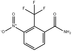 3-硝基-2-三氟甲基苯甲酰胺 结构式