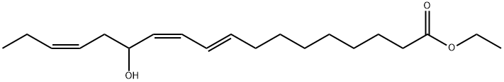 Ethyl 13-hydroxy-α-linolenate, 123435-84-7, 结构式