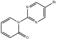 5-Bromo-2-(1H-pyridin-2-one)pyrimidine Structure