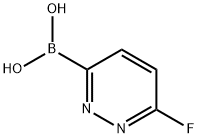 Boronic acid, B-(6-fluoro-3-pyridazinyl)- 结构式