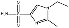 1-ethyl-2-methyl-1H-imidazole-4-sulfonamide Struktur