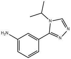 6-(4-异丙基-4H-1,2,4-三唑-3-基)苯-2-胺, 1248171-73-4, 结构式