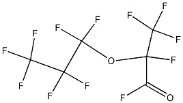 Perfluoro(2-methyl-3-oxahexanoyl) fluoride,(Hexafluoropropen oxide dimer) Structure