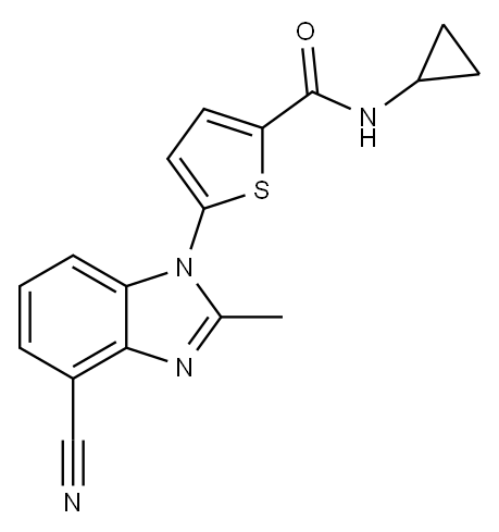 化合物 T25448, 1254834-91-7, 结构式