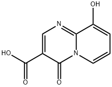 9-ヒドロキシ-4-オキソ-4H-ピリド[1,2-A]ピリミジン-3-カルボン酸 化学構造式