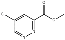 3-Pyridazinecarboxylic acid, 5-chloro-, methyl ester Struktur