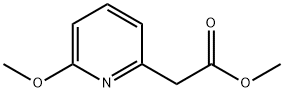2-(6-甲氧基吡啶-2-基)乙酸甲酯, 1256789-69-1, 结构式