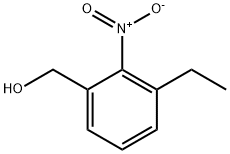 Benzenemethanol, 3-ethyl-2-nitro- Struktur