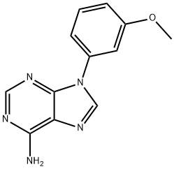 9-(3-Methoxyphenyl)-9H-purin-6-amine Structure