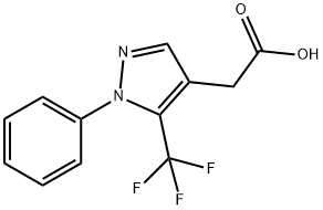 1H-Pyrazole-4-acetic acid, 1-phenyl-5-(trifluoromethyl)-|