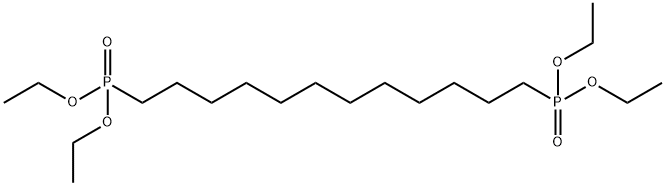 Phosphonic acid, 1,12-dodecanediylbis-, tetraethyl ester (9CI) 结构式