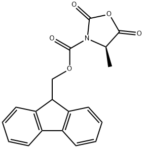 FMOC-D-丙氨酸-N-羧基-环内酸酐, 129288-35-3, 结构式