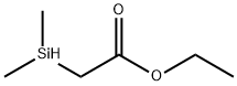 Acetic acid, 2-(dimethylsilyl)-, ethyl ester Structure