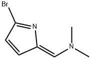 Methanamine, 1-(5-bromo-2H-pyrrol-2-ylidene)-N,N-dimethyl-, (Z)- (9CI) Structure