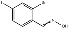 Benzaldehyde, 2-bromo-4-fluoro-, oxime Structure