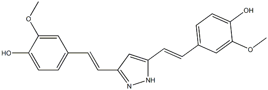 Curcumin, derivative of 化学構造式