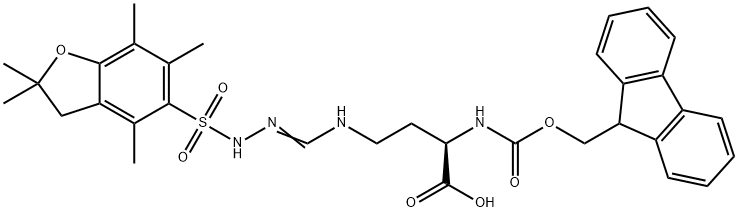 FMoc-D-norArg(Pbf)-OH] Struktur
