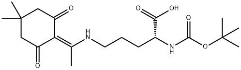 Boc-D-Orn(Dde)-OH Struktur