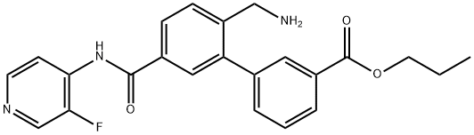 化合物 SOVESUDIL, 1333400-14-8, 结构式