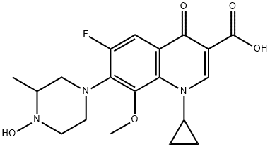 Gatifloxacin Impurity 1 Struktur