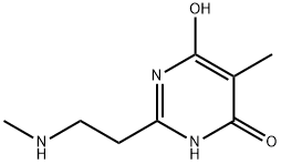 4(3H)-Pyrimidinone, 6-hydroxy-5-methyl-2-[2-(methylamino)ethyl]-|6-羟基-5-甲基-2-(2-(甲基氨基)乙基)嘧啶-4(3H)-酮