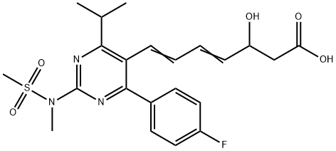 瑞舒伐他汀4,5-脱水酸钠盐, 1346606-44-7, 结构式