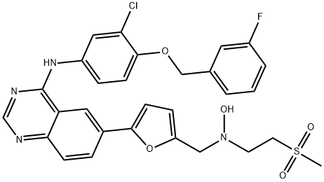 拉帕替尼 结构式