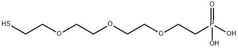 Thiol-PEG3-phosphonic acid Struktur