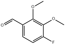 Benzaldehyde, 4-fluoro-2,3-dimethoxy- Structure