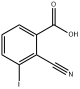 Benzoic acid, 2-cyano-3-iodo- Struktur