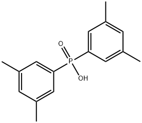Phosphinic acid, P,P-bis(3,5-dimethylphenyl)- Structure