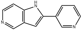 2-(PYRIDIN-3-YL)-1H-PYRROLO[3,2-C]PYRIDINE 结构式