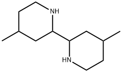 4,4'-ジメチル-2,2'-ビピペリジン (異性体混合物) 化学構造式