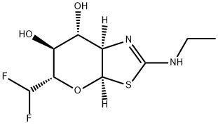 (3AR,5S,6S,7R,7AR,E)-5-(二氟甲基)-2-(乙基亚氨基)六氢-5H-吡喃[3,2-D]噻唑-6,7-二醇 结构式