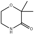 2,2-dimethylmorpholin-3-one Struktur